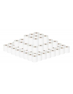 Pack 100 rollos papel térmico sin BPA 57X57mm