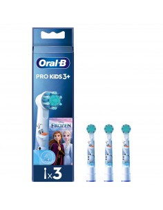 ACCESORIO DENTAL BRAUN ORAL-B KIDS FROZEN BLANCO PACK 3 UDS