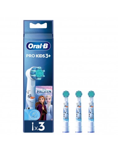 ACCESORIO DENTAL BRAUN ORAL-B KIDS FROZEN BLANCO PACK 3 UDS