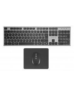 Tacens 3EN1 Teclado+Ratón+Alfom Inalámbrico Negro