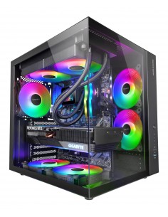 MARS GAMING MCV-ONE Atx Doble Cámara Negro