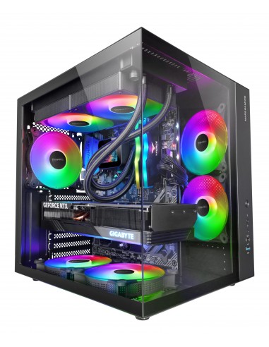 MARS GAMING MCV-ONE Atx Doble Cámara Negro