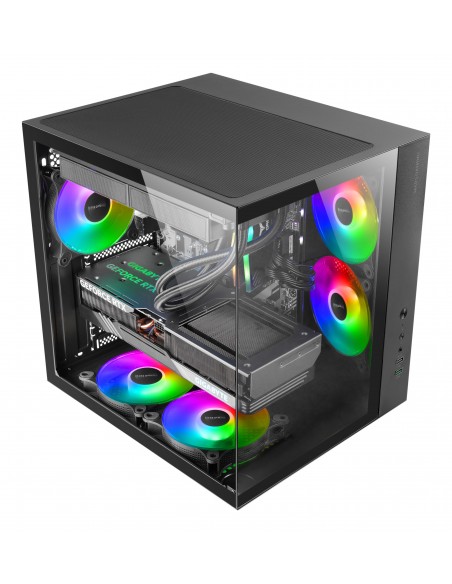 MARS GAMING MCV-ONE Atx Doble Cámara Negro
