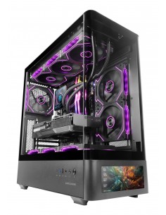 MARS GAMING Caja ATX Pantalla IPS 7,2"