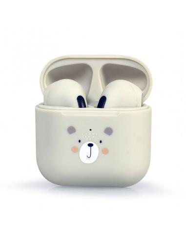 GEMBIRD AURICULARES INALAMBRICOS TWS TEDDY BLANCO