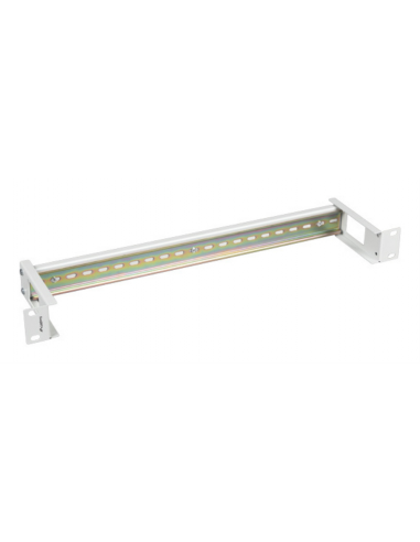 CARRIL DE MONTAJE LANBERG DIN TS-35 PARA RACK 19" 1U GRIS