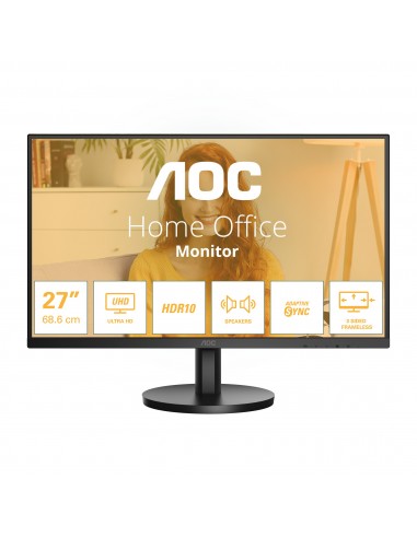 MONITOR 27 AOC U27B3A UHD 3840*2160 4K 60HZ HDMI DP MM NEGRO