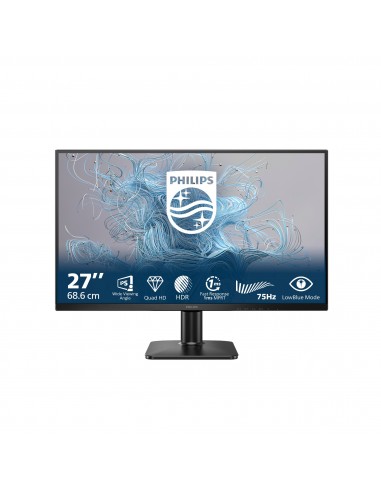 MONITOR 27 PHILIPS 27E2N1500 IPS QHD 75HZ HDMI DP NEGRO
