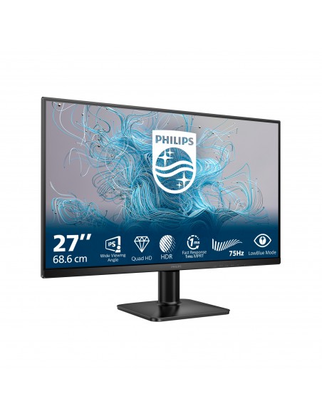 MONITOR 27 PHILIPS 27E2N1500 IPS QHD 75HZ HDMI DP NEGRO