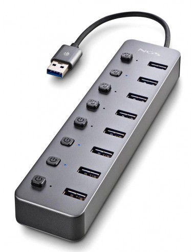 HUB USB NGS 8 PUERTOS USB 3.0 IHUB8
