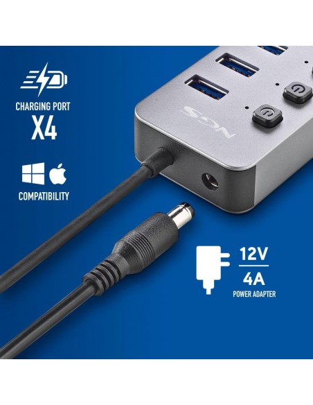 HUB USB NGS 10 PUERTOS USB 3.0 IHUB10