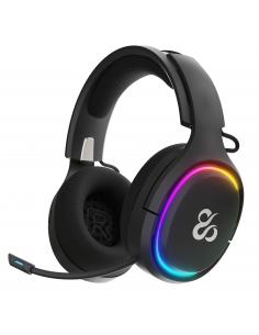 AURICULARES GAMING NEWSKILL ATON V2 TIPO C 2.4GHZ BT 1500MAH RGB ALUMINIO NEGRO