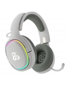 AURICULARES GAMING NEWSKILL ATON V2 IVORY TIPO C 2.4GHZ BT 1500MAH RGB BLANCO