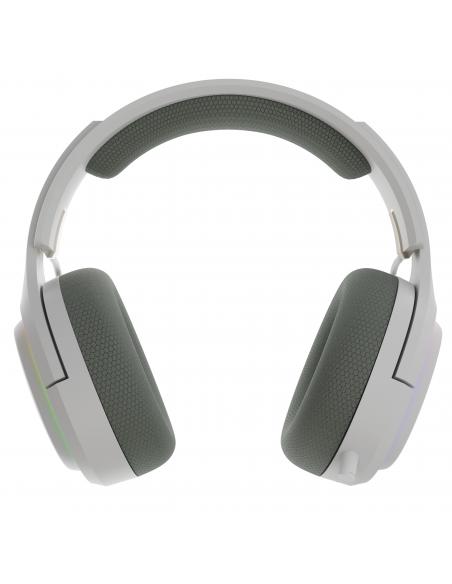 AURICULARES GAMING NEWSKILL ATON V2 IVORY TIPO C 2.4GHZ BT 1500MAH RGB BLANCO