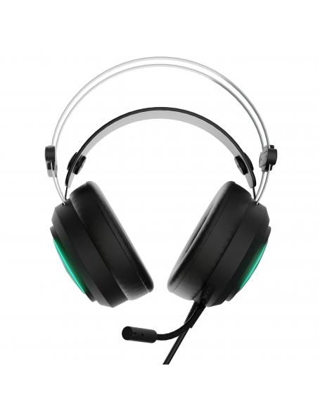 AURICULARES GAMING NEWSKILL DRAKAIN V2 CABLE USB3.5MM RGB PLASTICO METAL NEGRO