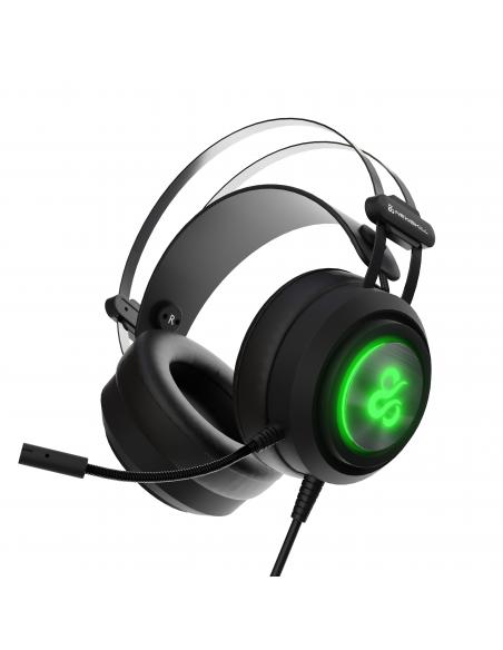 AURICULARES GAMING NEWSKILL DRAKAIN V2 CABLE USB3.5MM RGB PLASTICO METAL NEGRO