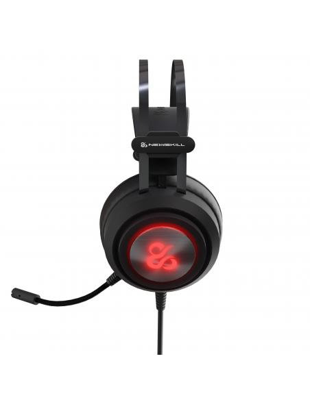 AURICULARES GAMING NEWSKILL DRAKAIN V2 CABLE USB3.5MM RGB PLASTICO METAL NEGRO