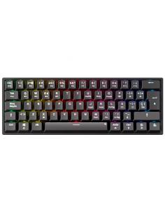 TECLADO GAMING NEWSKILL PYROS V2 60 2.4GHZ 1200MAH CABLE BT RGB ESPANOL NEGRO
