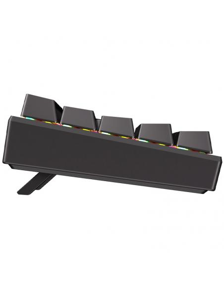 TECLADO GAMING NEWSKILL PYROS V2 60 2.4GHZ 1200MAH CABLE BT RGB ESPANOL NEGRO