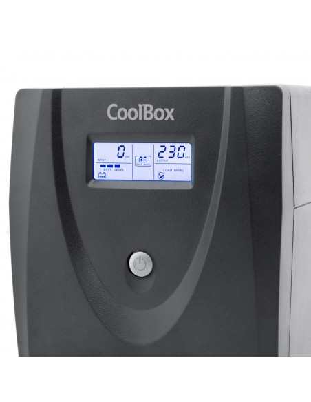 SAI COOLBOX 800VA GUARDIAN3 LCD 480W 2 SCHUKOS COO-SAIGD3-800