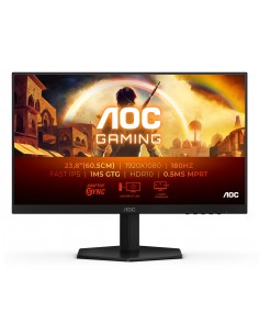MONITOR 23.8 AOC GAMING 24G42E IPS FHD 180HZ HDMI DP NEGRO