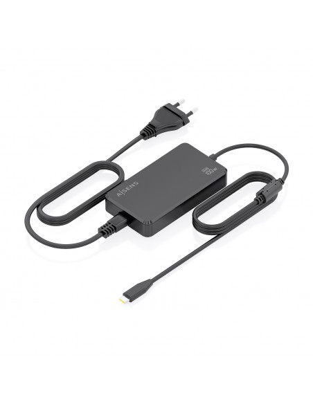 CARGADOR DE SOBREMESA GAN 100W PD3.0 USB-C 1.8M NEGRO AISENS ASCH-1PD100D070-BK