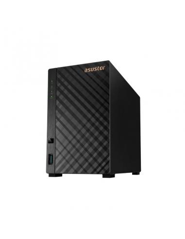 UNIDAD NAS ASUSTOR AS1202TL 2HDSA 3.5 QC1.7 1GBDDR4 WOW 1*2,5GLAN TORRE
