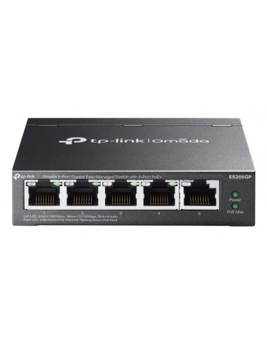 SWITCH TP-LINK OMADA 5P ES205G GESTIONABLE 5RJ45 GB