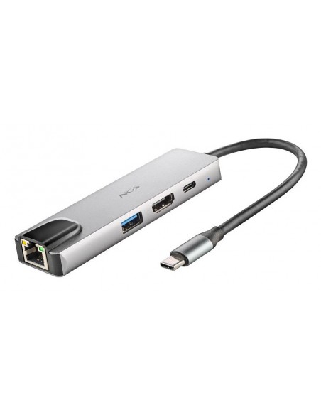 HUB USB-C NGS 4 EN 1 USB-C 1USB3 HDMI RJ45 ALUMINIO WONDERDOCKSUPRA
