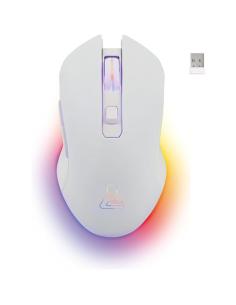 RATON GAMING THE G-LAB KULT HELIUM WL INALAMBRICO BLANCO / ILUMINACION RGB / DPI 6400 / PN: KULT-HELIUM-WL-W