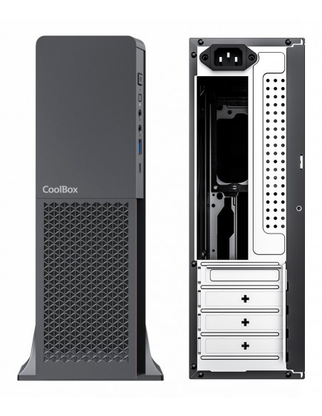 CAJA MICRO-ATX COOLBOX SLIM T313 CONVERT(FUENTE BASIC500GRS)USB3.0-C COO-PCT313-1