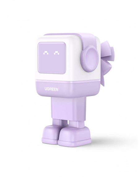 UGREEN CARGADOR PARED USB-A + 2xUSB-C 65W GAN FAST LILA