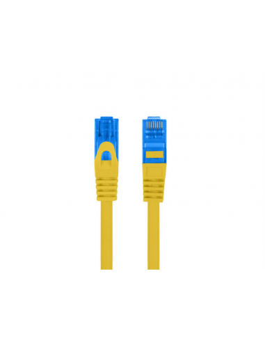 CABLE RED LANBERG CAT.6A S/FTP LSZH CCA 10M AMARILLO FLUKE PASSED