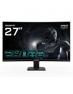 MONITOR GAMING GIGABYTE G27QFC2 27" 2560x1440 QHD 240Hz VA Curvo 1 ms HDR