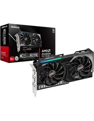 TARJETA GRAFICA ASROCK AMD RADEON RX 9060 XT CHALLENGER OC 16GB GDDR6 / 2xDP - 1xHDMI / 90-GA5QZZ-00UANF