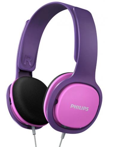 AURICULARES PHILIPS PARA NIÑOS / JACK / PURPURA ROSA / SHK2000PK_00