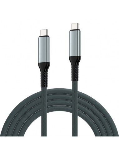 EWENT Cable USB 4 Gen 3 tipoC macho a macho 2m