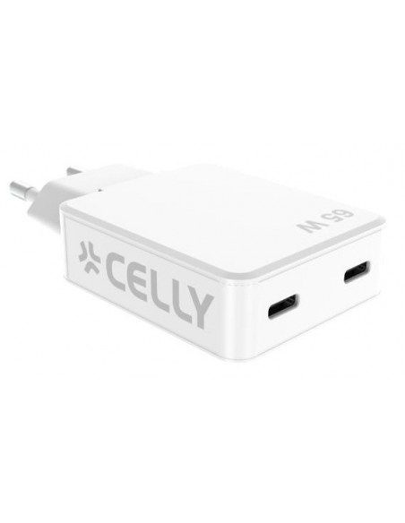 Celly Cargador 2 Usb-C 65w