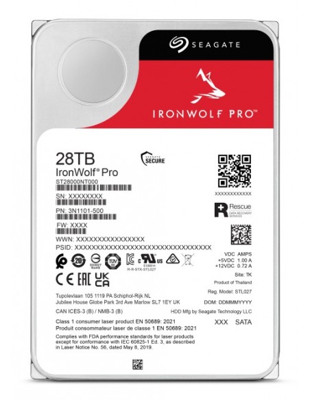 Seagate IronWolf Pro NAS ST28000NT000 28TB 3.5" SA