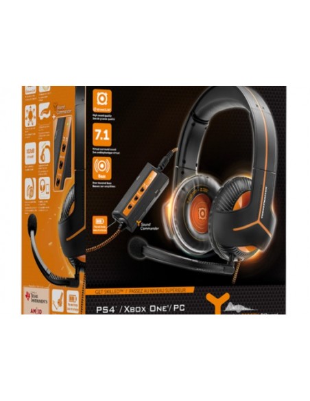 Thrustmaster Y350 CPX 7.1 Auriculares Diadema Negro, Naranja