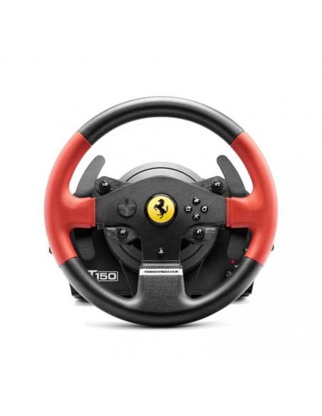 Thrustmaster T150 Ferrari Wheel Force Feedback Negro, Rojo USB Volante + Pedales PC, PlayStation 4, Playstation 3