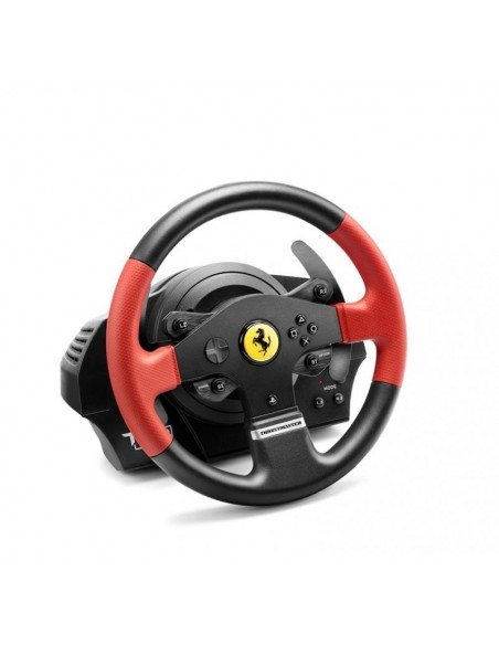 Thrustmaster T150 Ferrari Wheel Force Feedback Negro, Rojo USB Volante + Pedales PC, PlayStation 4, Playstation 3