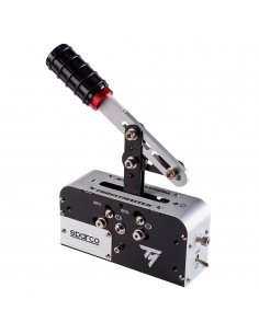 Thrustmaster TSS Handbrake Sparco Mod Negro, Acero inoxidable Freno de mano Analógico PC, PlayStation 4, Xbox One