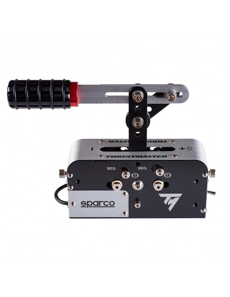 Thrustmaster TSS Handbrake Sparco Mod Negro, Acero inoxidable Freno de mano Analógico PC, PlayStation 4, Xbox One