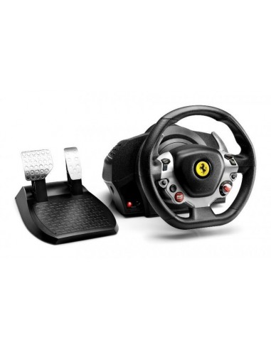 Thrustmaster TX Racing Wheel Ferrari 458 Italia Edition Volante + Pedales PC,Xbox One Negro, Plata