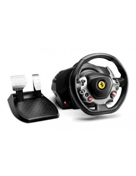 Thrustmaster TX Racing Wheel Ferrari 458 Italia Edition Volante + Pedales PC,Xbox One Negro, Plata