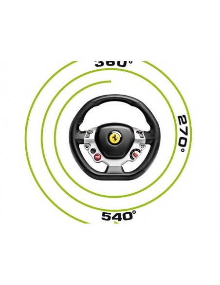 Thrustmaster TX Racing Wheel Ferrari 458 Italia Edition Volante + Pedales PC,Xbox One Negro, Plata
