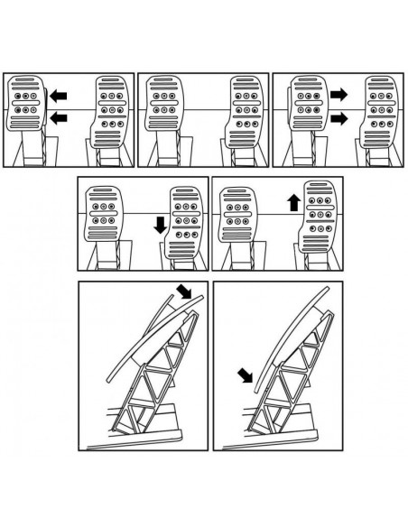 Thrustmaster T3PA Add-On Negro Pedales Analógico