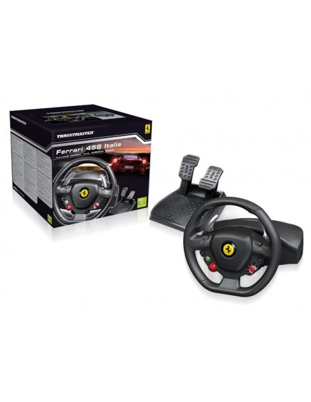Thrustmaster Ferrari 458 Volante + Pedales Xbox Negro