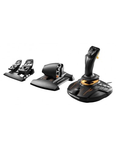 Thrustmaster T-16000M FCS Flight Pack Negro USB Palanca de m